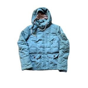 Eddie Bauer Womens Green Retro Yukon Model EB 550 Down Jacket Size Large